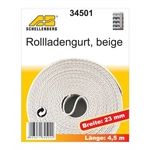 Schellenberg Rollladengurt 23mm/4,5 m beige