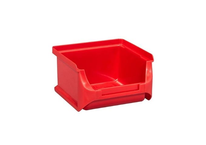 Allit ProfiPlus Box 1, rot, TÜV/GS Stapelsichtbox, 100x1