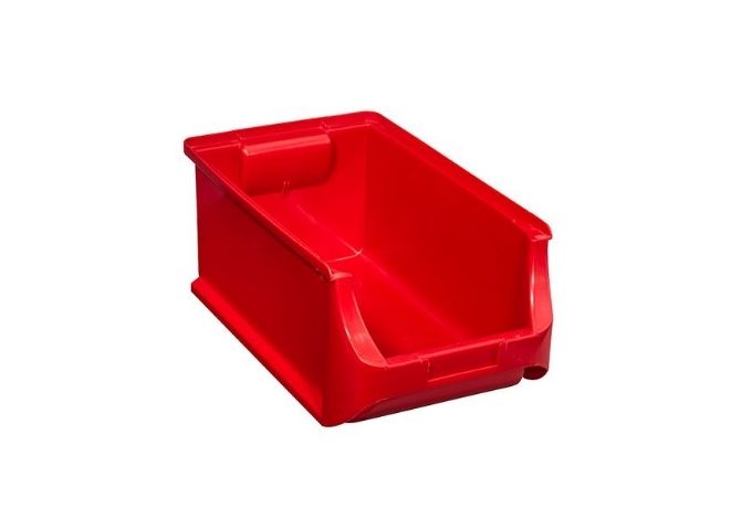 Allit ProfiPlus Box 4, rot, TÜV/GS Stapelsichtbox, 205x3