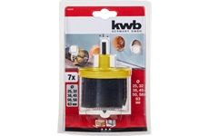 KWB Lochsäge T40mm D25-63mm, 7 Kränze