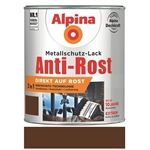 Alpina Anti Rost Glänzend 2,5 L RAL 8011 Braun