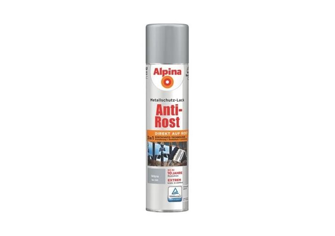 Alpina Anti Rost Spray Matt 400ml RAL 7001Hellgrau