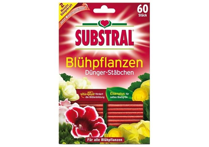 Substral Dünger-Stäbchen für Blühpflanzen 60 Stück