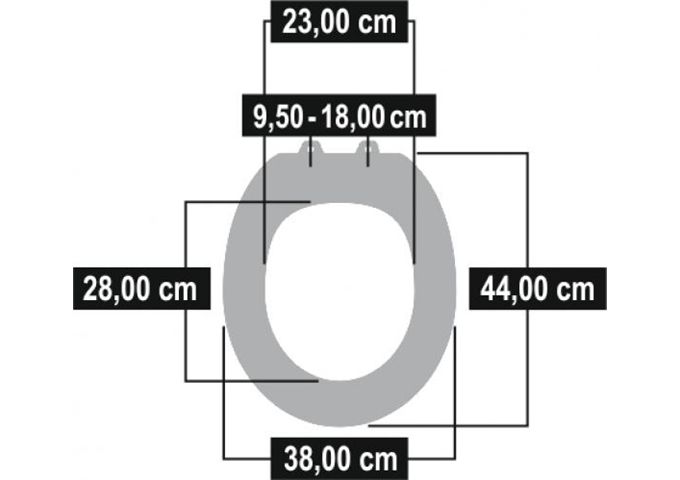  WC-Sitz Tarox, weiß, Duroplast Absenkautomatik