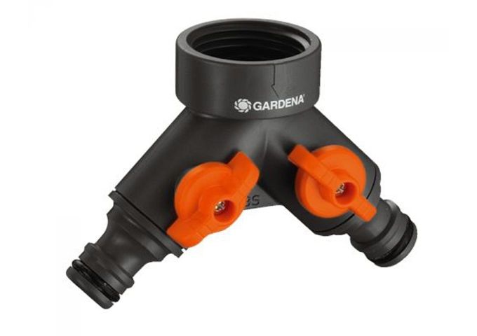 Gardena 2-Wege-Ventil für Wasserhähne mit 33,3 mm (G1)-Gew