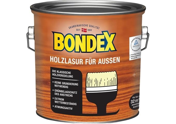 Bondex Bondex Holzlasur für Außen 2,50 L Kastanie