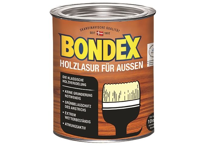 Bondex Bondex Holzlasur für Außen 2,5 L hellgrau