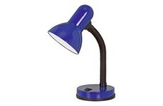 Schreibtischleuchte Basic blau H 30cm E27 1X40W