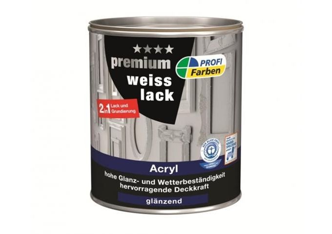 Rühl PROFI Acryl Premium Weisslack glänzend 375 ml