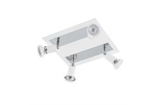 QUADRAT/4 GU10 WS/CHR SARRIA L 240xH 260, GU10-LED