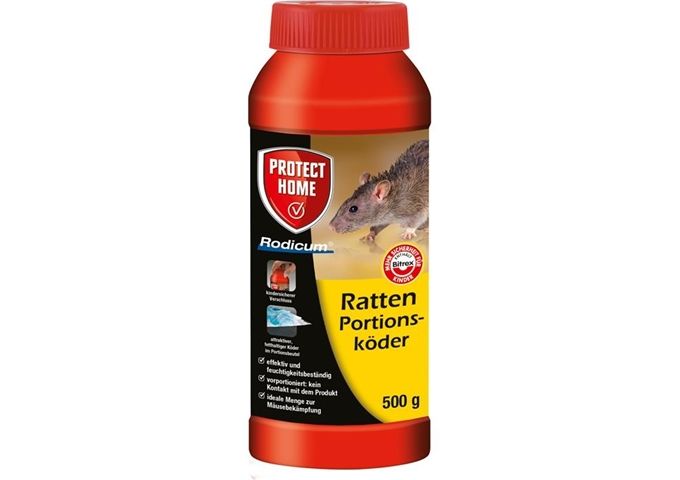 Protect Home Ratten Portionsköder Rodicum 500g