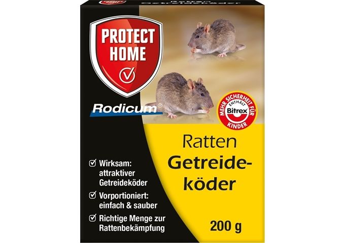 Protect Home Ratten Getreideköder Rodicum 200g