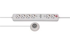 Brennenstuhl Eco-Line Comfort Switch Plus 6fachweiß 1,5m H05VV-