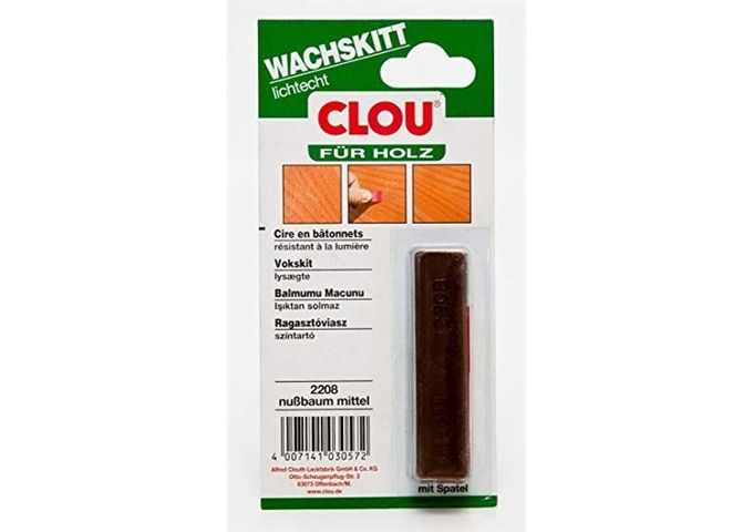 Clou Wachskitt-Stange nußbaum mittel