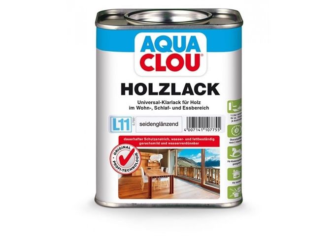 Clou Holzlack Aqua SDGL. L 11 750 ml