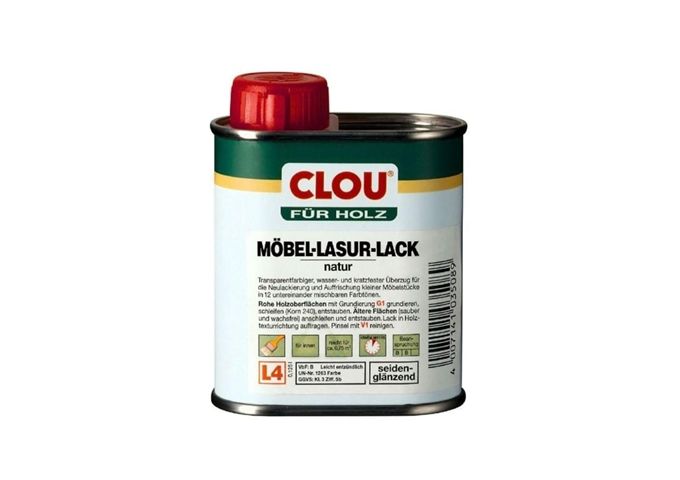 Clou Möbel-Lasur Lack L4 125 ml farblos