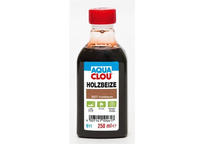 Clou Aqua-Holzbeize B11 Nussbaum 250 ml