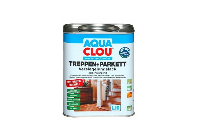 Clou Aqua Clou Treppen ;Parkettl.L10 750ml seidenglänze