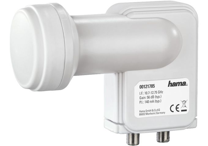 Hama Hama Universal-Twin-LNB ausziehbarWetterschutzgehä