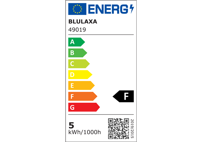 Blulaxa LED Filament Lampe A60 E27 4,5W 470lm WW opal