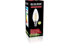 Blulaxa LED Filament Lampe C35 E14 4,5W 470lm WW