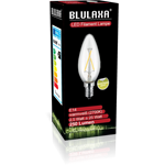 Blulaxa LED Filament Lampe C35 E14 2,5W 250lm WW