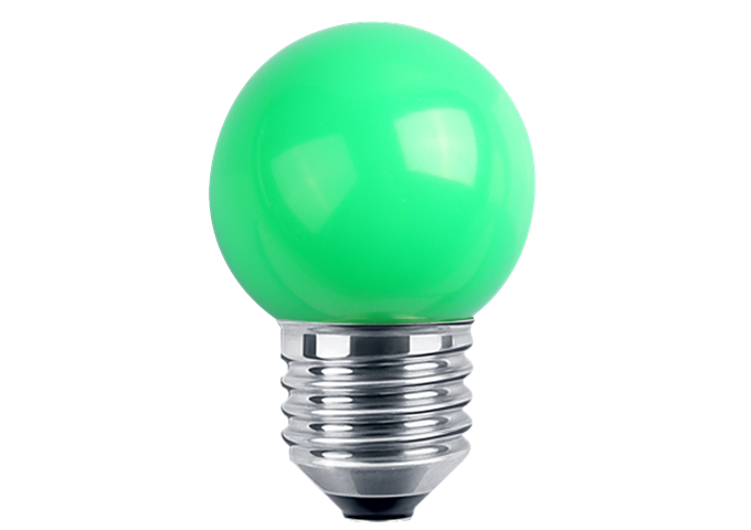 Blulaxa LED Deko Lampe G45 E27 1W grün IP44