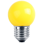 Blulaxa LED Deko Lampe G45 E27 1W gelb IP44
