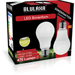 Blulaxa LED SMD Lampe A60 E27 5,5W 470 lm WW Doppelpack
