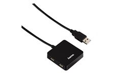 Hama Hama USB-Hub, 4 Ports, USB 2.0 480Mbit/s