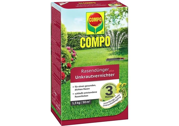 Compo Rasendünger plus Unkrautvernichter 1,5 kg