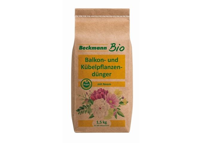 Beckmann BIG Bio Balkon- und Kübel- pflanzendünger 1,5 kg